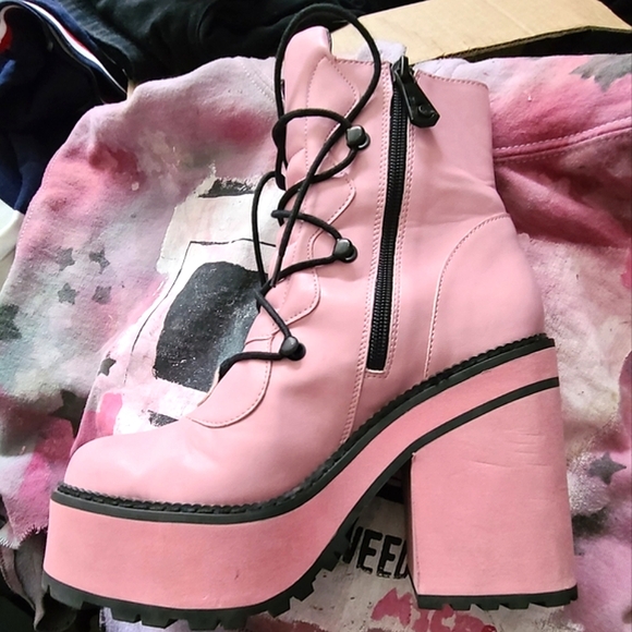 Killstar Broom Rider Boots - Picture 7 of 10